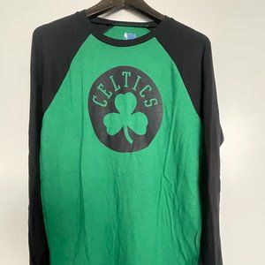 Celtics Jersey LS Baseball Tee